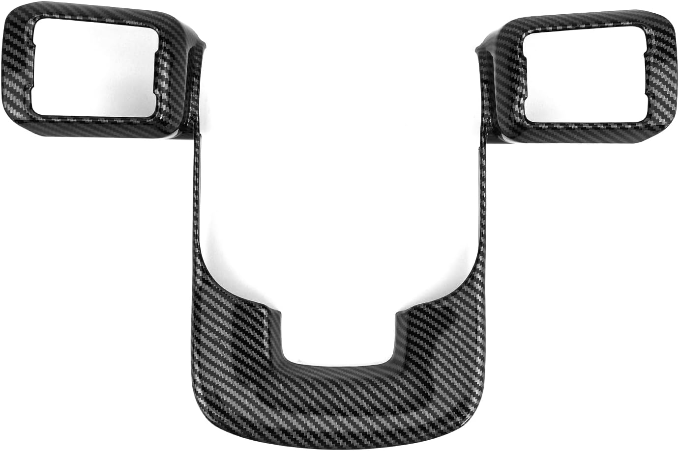 YOUTOOCAR Steering Wheel Cover Trim Compatible with Hyundai Santa Fe 2024-2026 Hyundai Palisade 2026 Hyundai IONIQ 9 Accessories (Carbon Fiber Pattern)