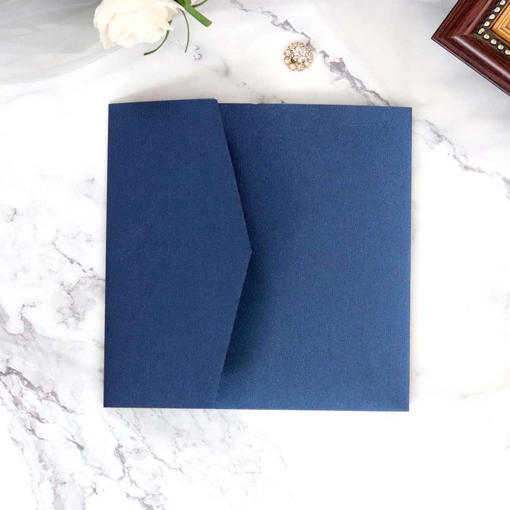 Tarjetas Invitación Set 12 Boda - Diseño Floral Con Sobres, Formato A6 Y Ayuda Para Rellenar Juego Tarjetas A6 Sobres