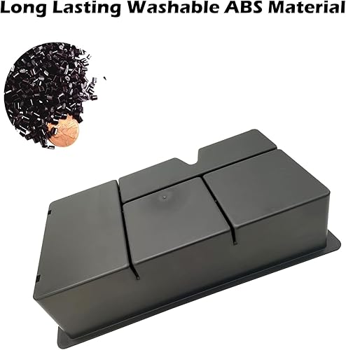 Miniatura 2 de JOJOMARK - Bandeja de consola central, caja de almacenamiento de apoya brazos, reemplaza 22817343 (color rojo)