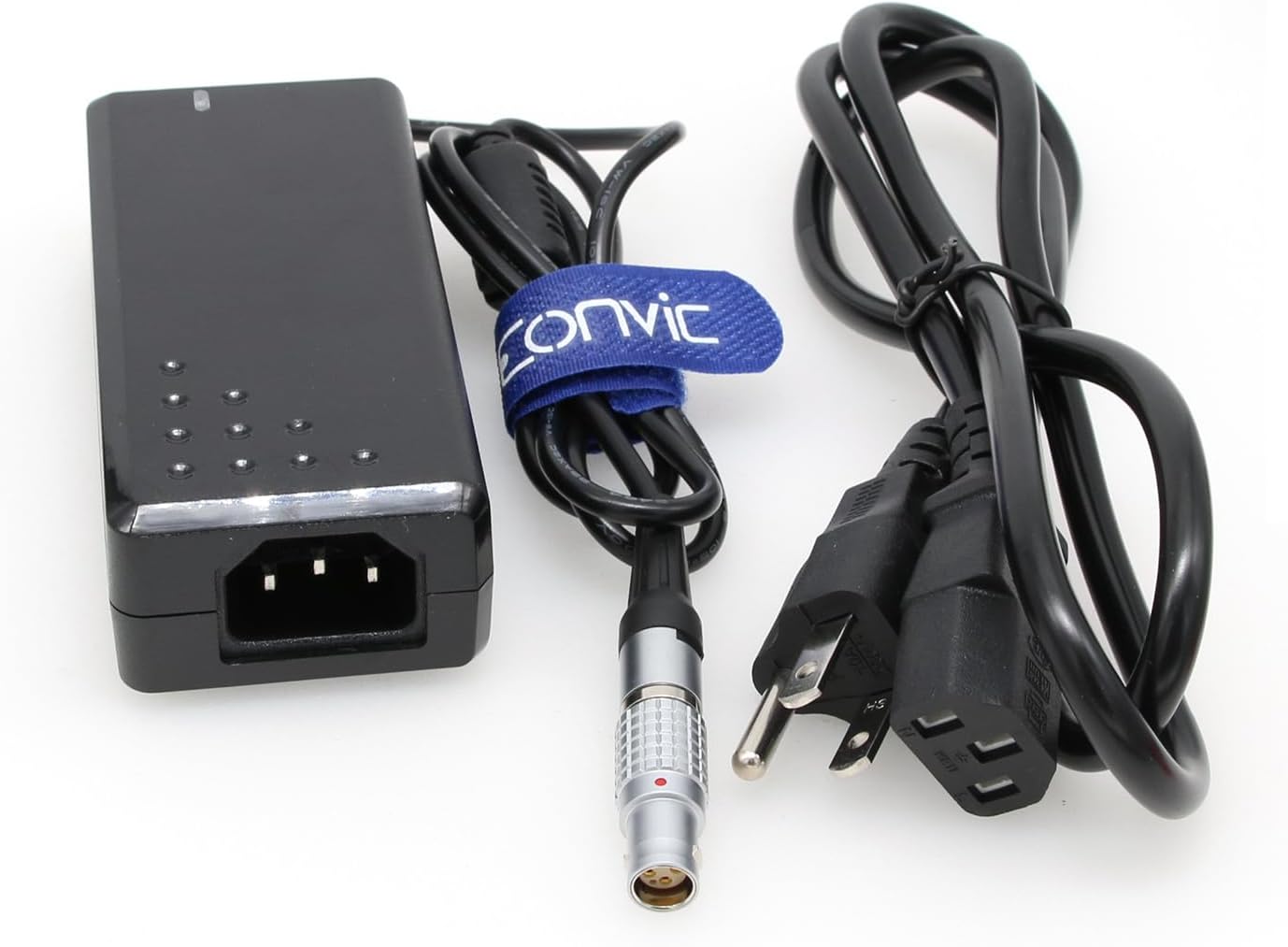 Eonvic DJI画像伝送ハイライトモニター用アダプター電源 12V 3A 6ピン メス 直角(ストレート)