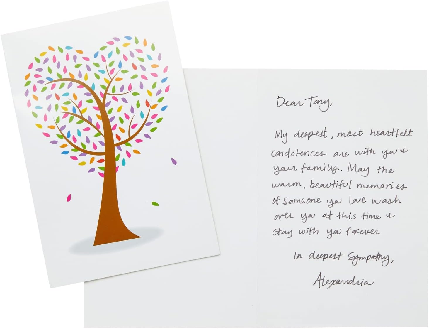 48 Pack Bulk All Occasion Greeting Note Cards with Envelopes, Blank Inside, Heart Shaped Tree Design for Thank You, Thinking Of You, Wedding (4x6 In)