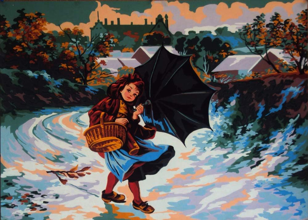 Printed Canvas or Threads for Tapestry Embroidery Needlepoint Gobelin L (Canvas, Gale 10556)