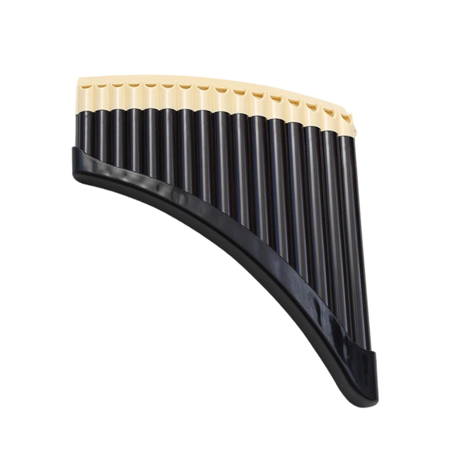 instrumento De Flauta De Pan De 22 Tubos Flauta De Pan De Bambú De 18 Tubos En Clave De Do Para Principiantes Y Músicos Profesionales(16 beige brown)
