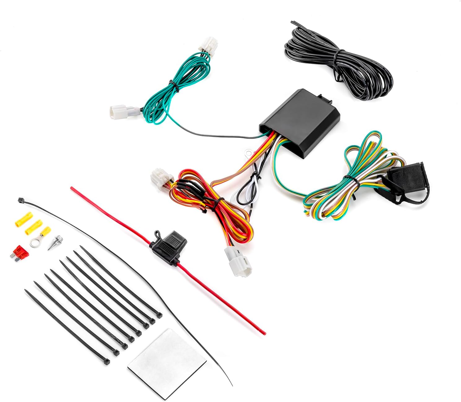 WeiSen Custom 4-Pin Trailer Wiring Harness Compatible with Nissan Rogue 2008-2020, Fit Infiniti G25 G35 Q60 Sedan 2007-2015