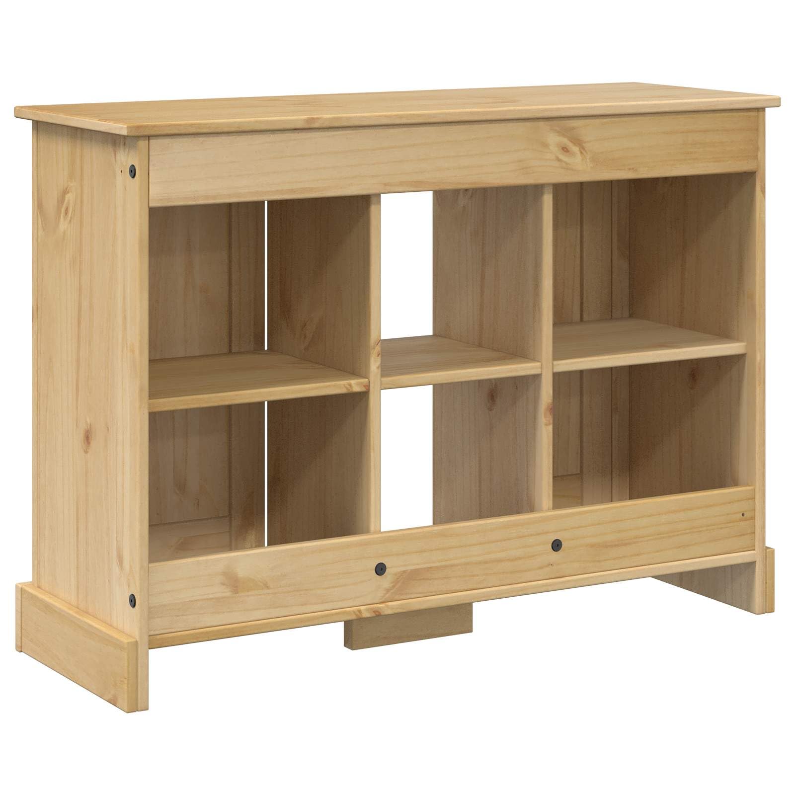 Supporto per acquario, in legno di pino, marrone, 101,5 x 37 x 73