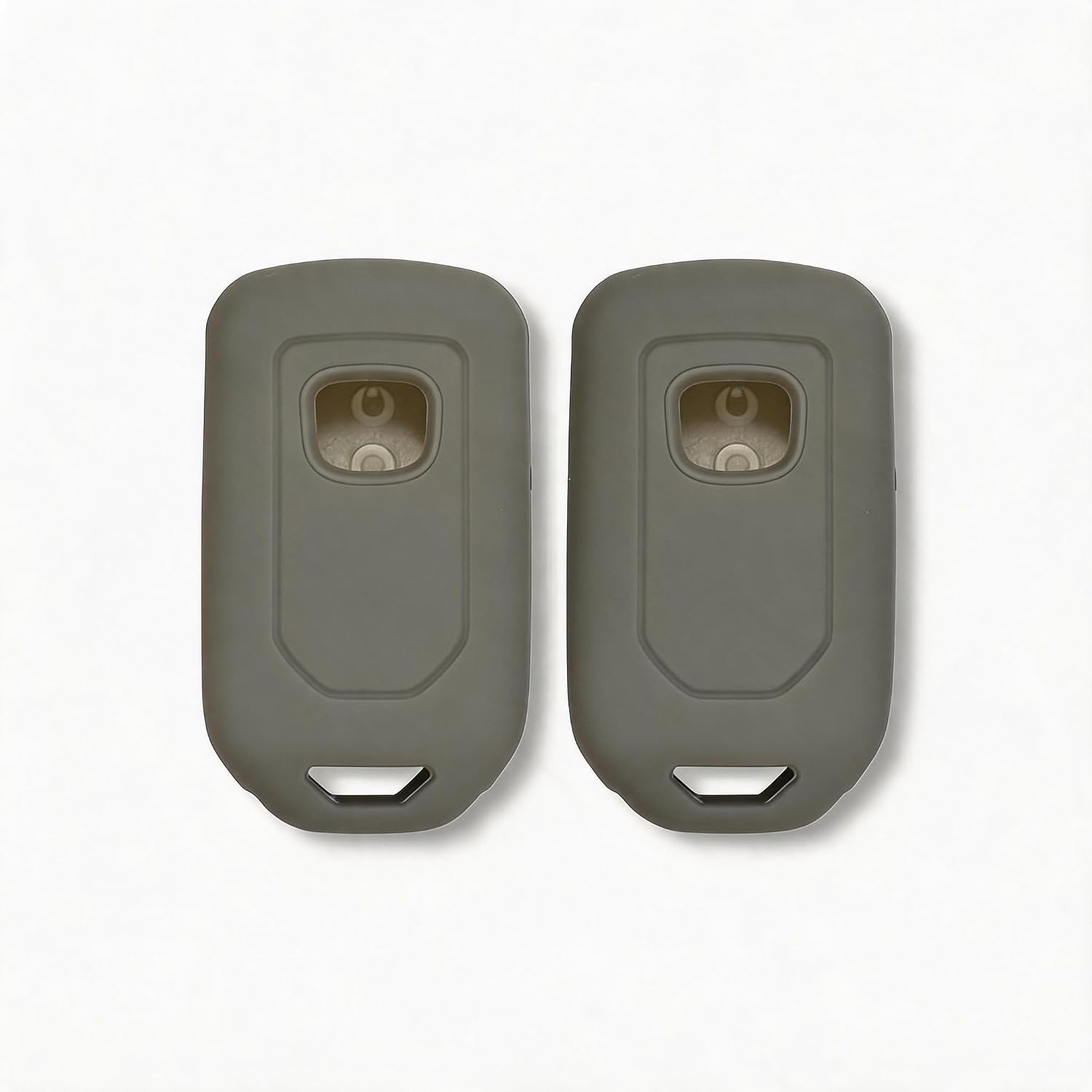 Silicone Key Fob Cover 2 Pack, Key Protector - 360° Key Protection Case for Honda Accord Civic CR-V Pilot, Anti-Scratch Key Cover for Smart Keys (Gray/Gray) image 4