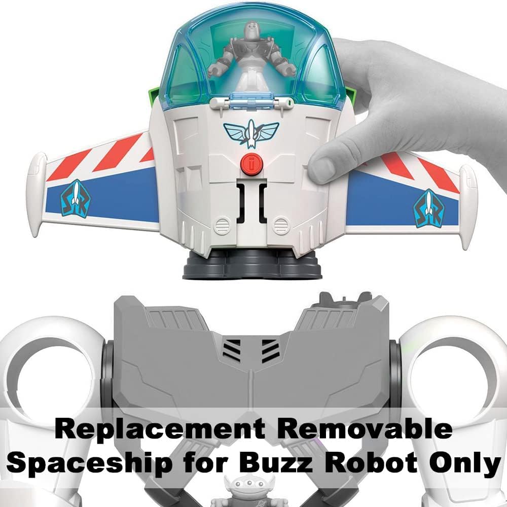 Imaginext Replacement Parts Toy Story 4 Buzz Lightyear Robot - GBG65 ~ Replacement Removable Spaceship for Buzz Robot