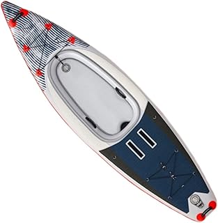 Inflatable Kayak 1 Person Boat - Kayak Set with Aluminum Oars Paddles Fishing Dinghy Hovercraft 1 Person Boat Canoe Raft Kayaks for Adults Kayak