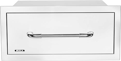 Miniatura 8 de Bull Outdoor Products Cajón de basura delgado, acero inoxidable