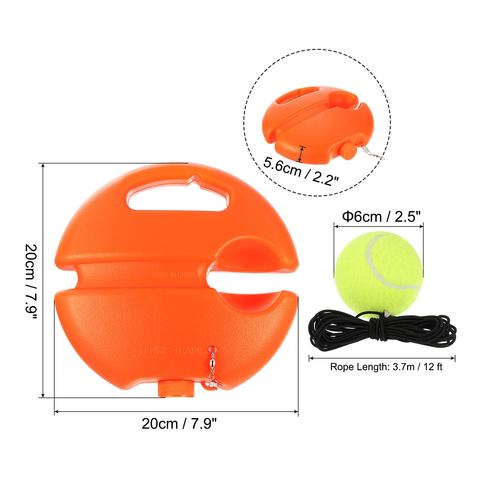 PATIKIL Tennis Train Rebound Ball With 2 String Balls, Solo Training Equipment - Image 2