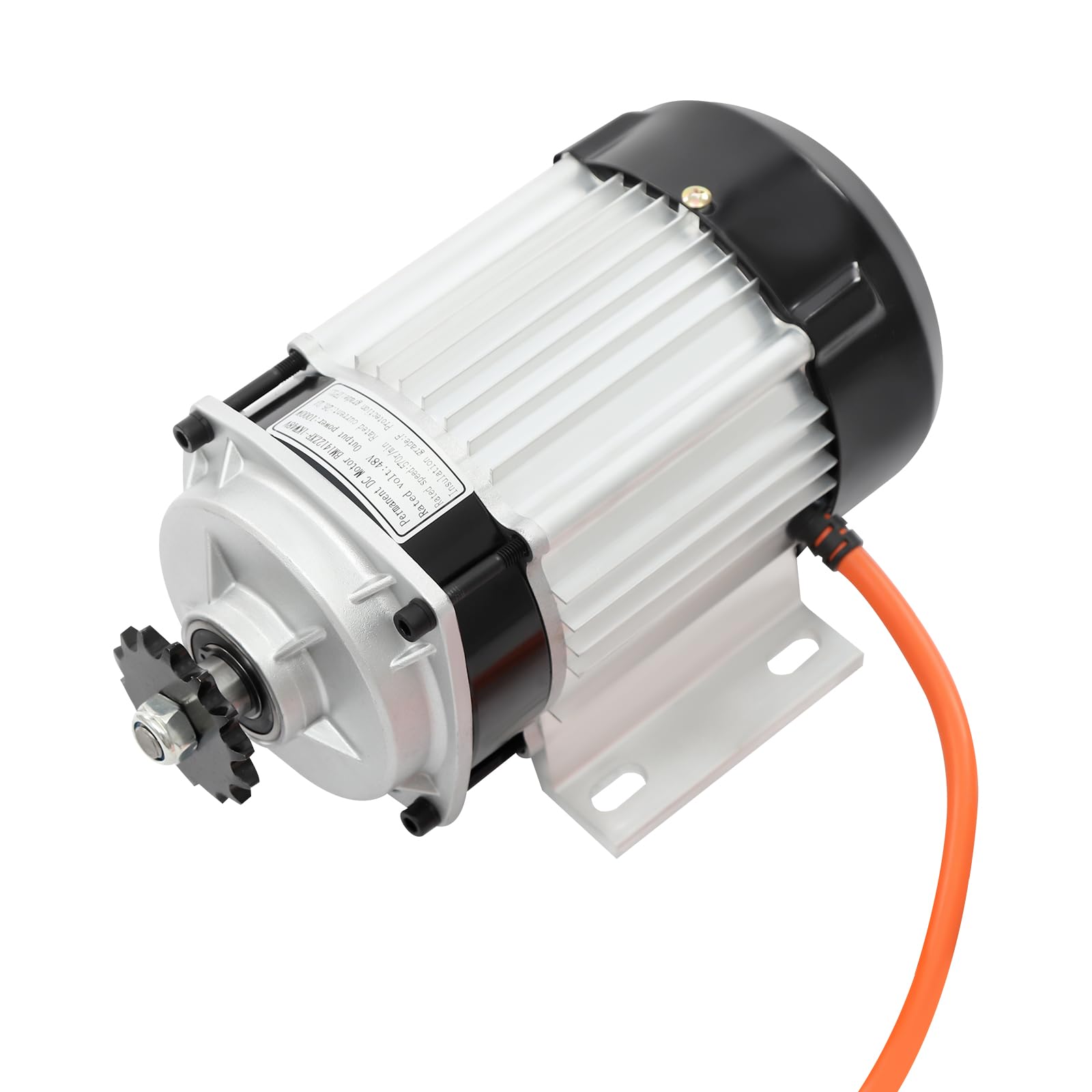 48V 1000W Bürstenloses Motor-Kit,E Bike Umbausatz,Elektromotor Umbausatz,Drei-Gang-Getriebe-Design,Rückwärtsfunktion,Für Dreirad, Rikscha,Voller Satz