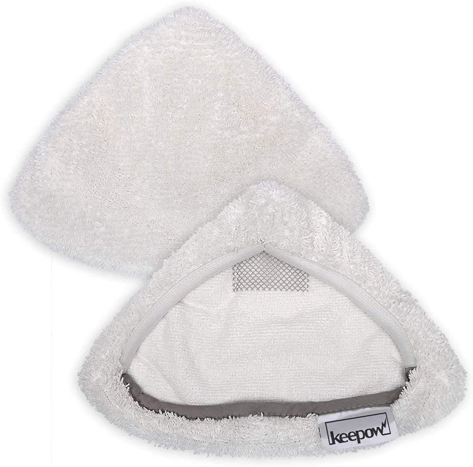 KEEPOW PowerEdge Steam Mop Replacement Pads Compatible with Bissell PowerEdge and PowerForce Lift Off Steam Mop Series 2078 20781 2165, Washable Bissel Steam Mop Pads, 6 Pack