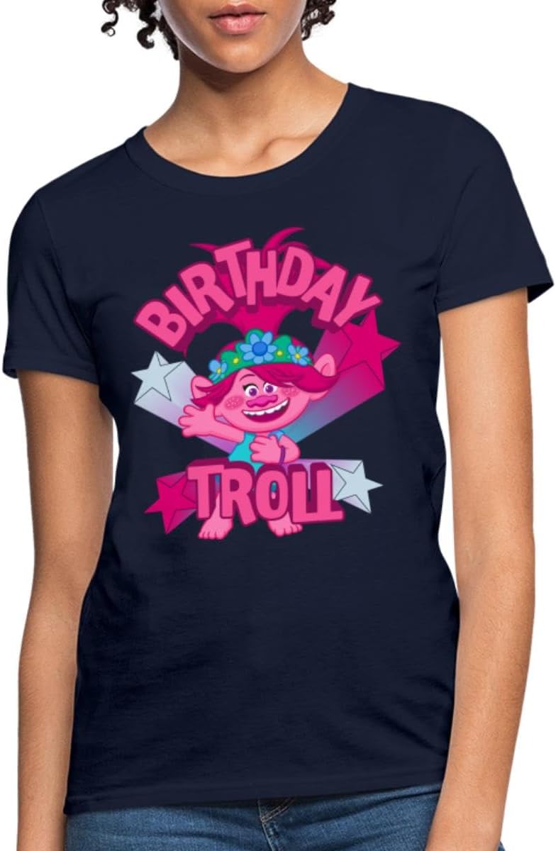 Spreadshirt Trolls Birthday Troll Poppy Women's T-Shirt