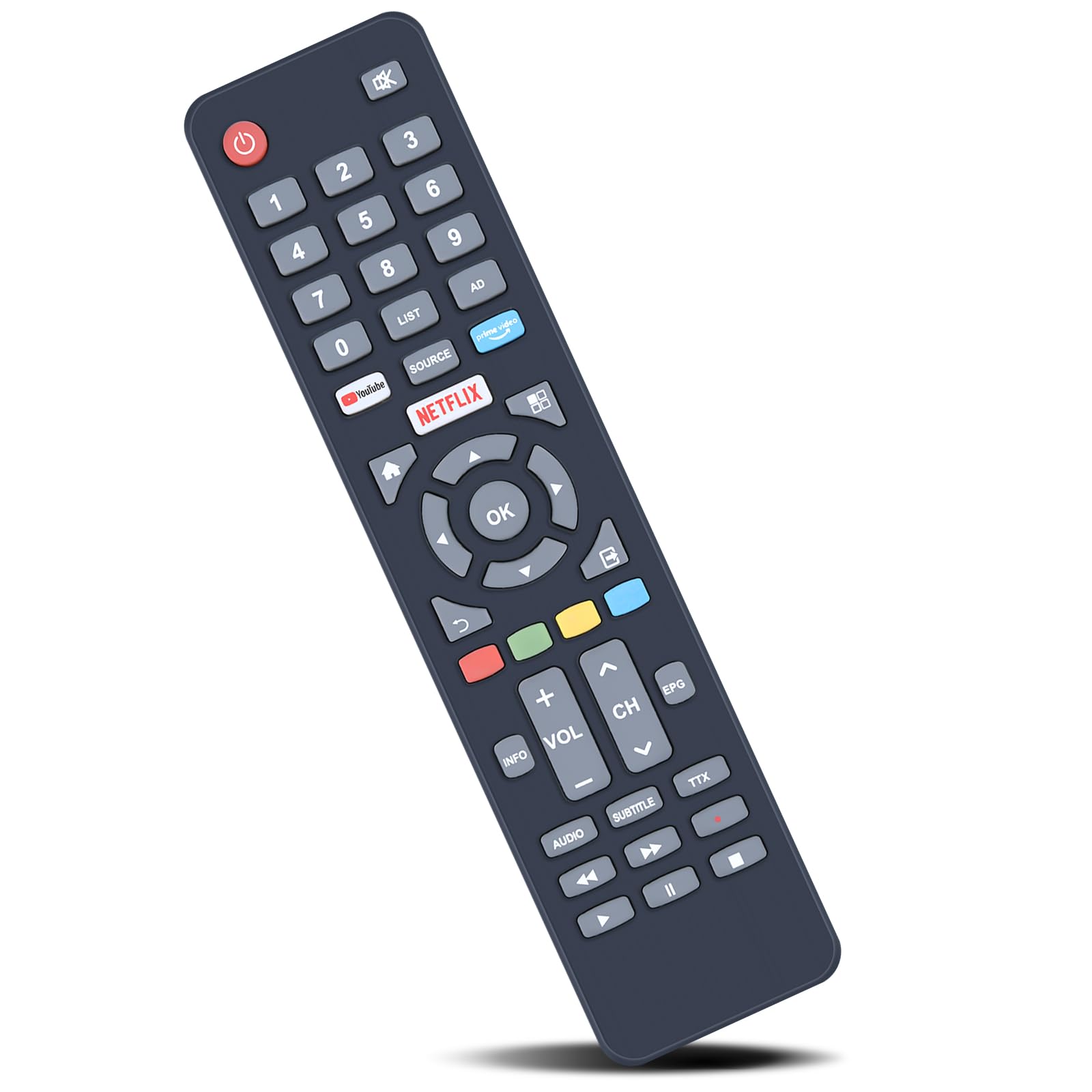 ZWP Replacement Remote Control Compatible for SILO SL3220V1 SL5020V12 SL7520VF Smart LCD LED HDTV TV