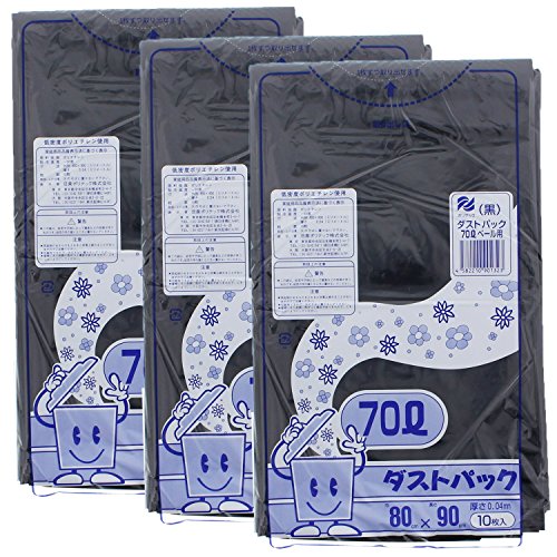 Days Fountains Poly Tech (Nissen Polytec) Garbage Bag Trash Can for accessories 70l Dust Pack Thick 0.04 mm Made in Japan