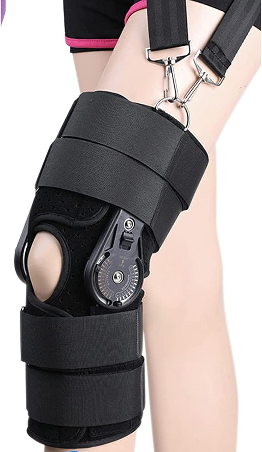 Knee Support Brace,Knee Brace, Adjustable Knee Brace, Knee Immobilizer Brace