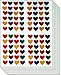 Jazzstick 960 Colorful Valentines Small Heart Stickers 10 sheets (VST01A08)