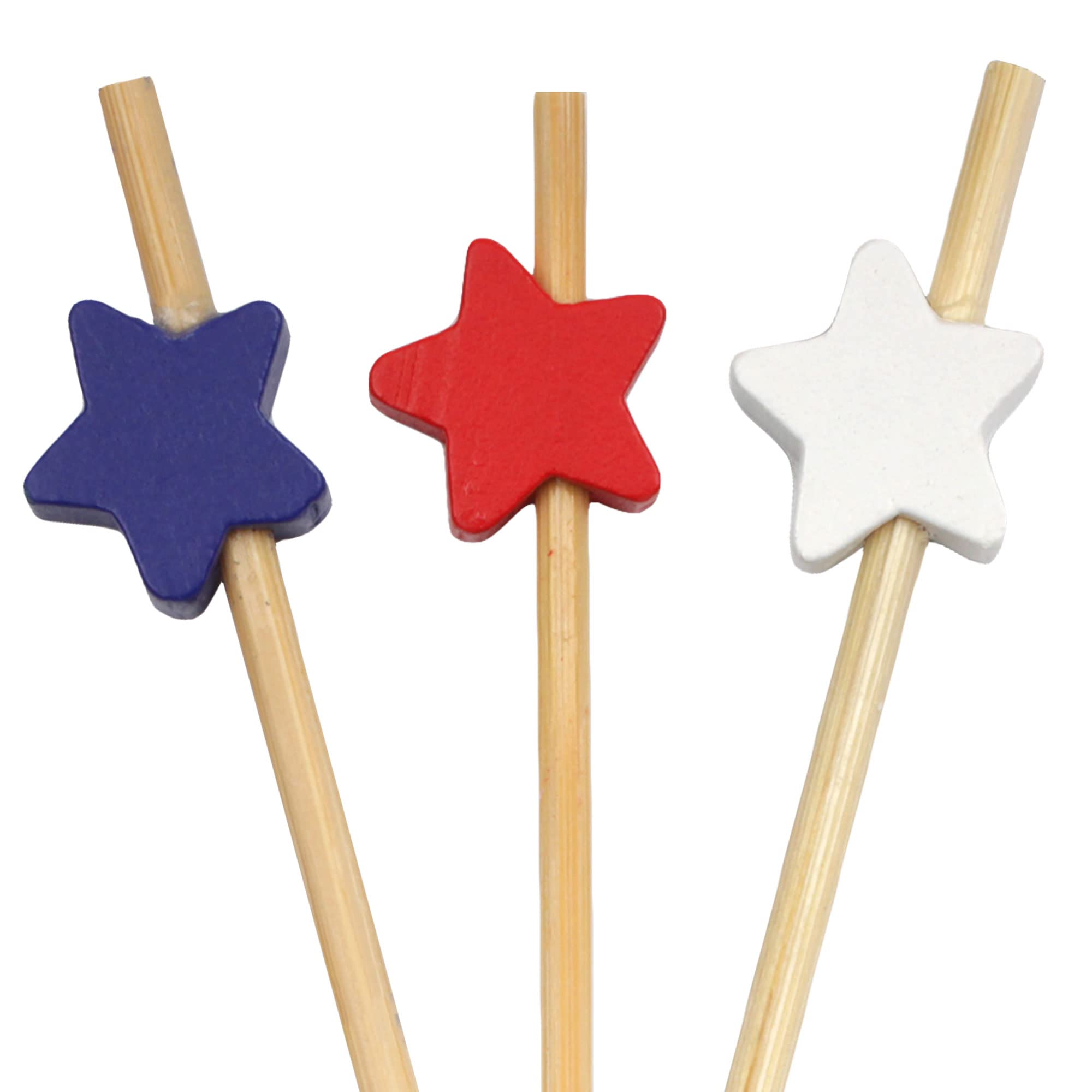 Cure-dents de 15 cm en bambou pour sandwichs, fruits et apéritifs de buffet