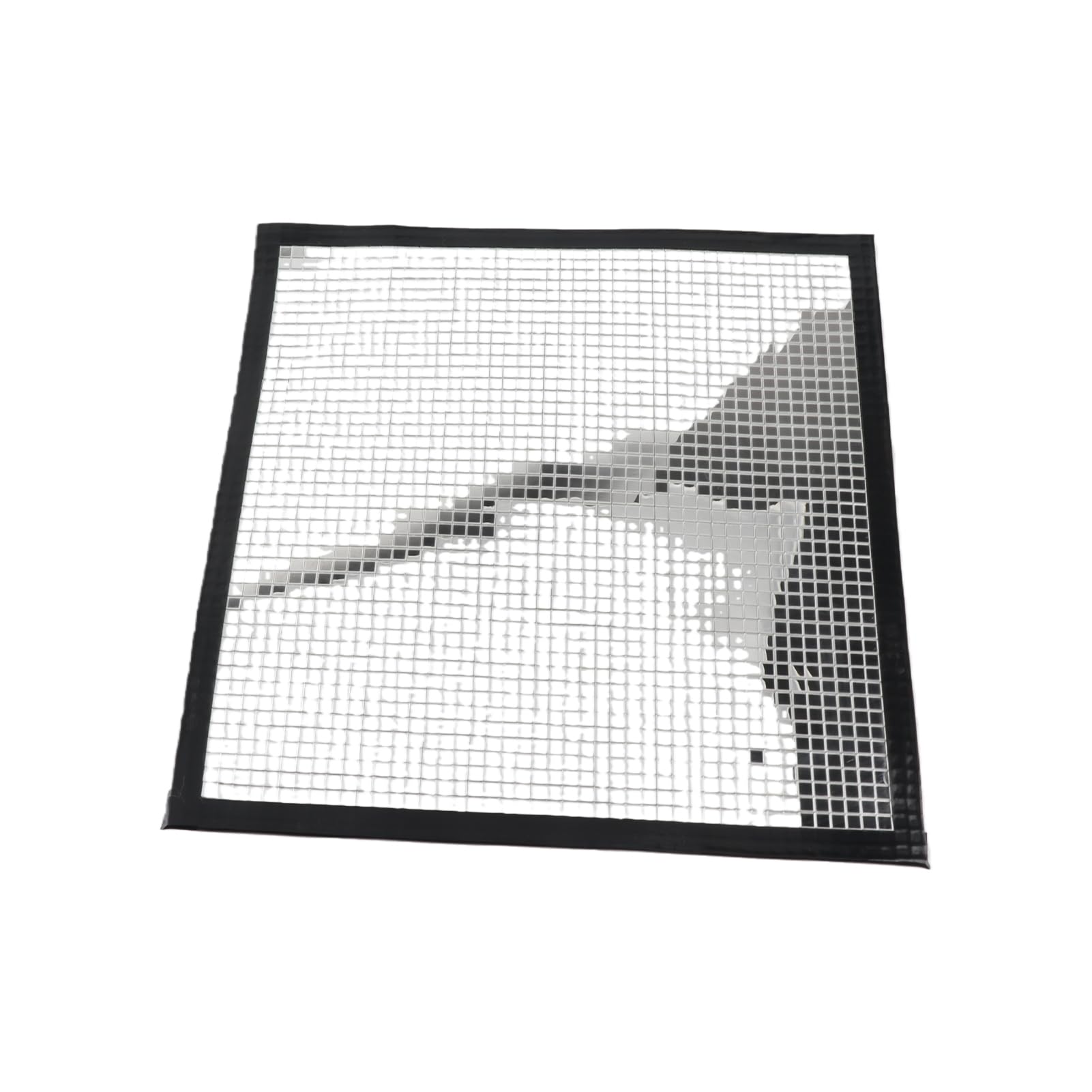 SIXRUN Riflettore di Luce per Flussi Ottici, Pannello a Specchio in Alluminio PC MCPET, 9,4 X 9,4 Pollici con Griglia da 0,2 X 0,2 Pollici, Riflettore Modellante la Luce per Riprese di Prodotti
