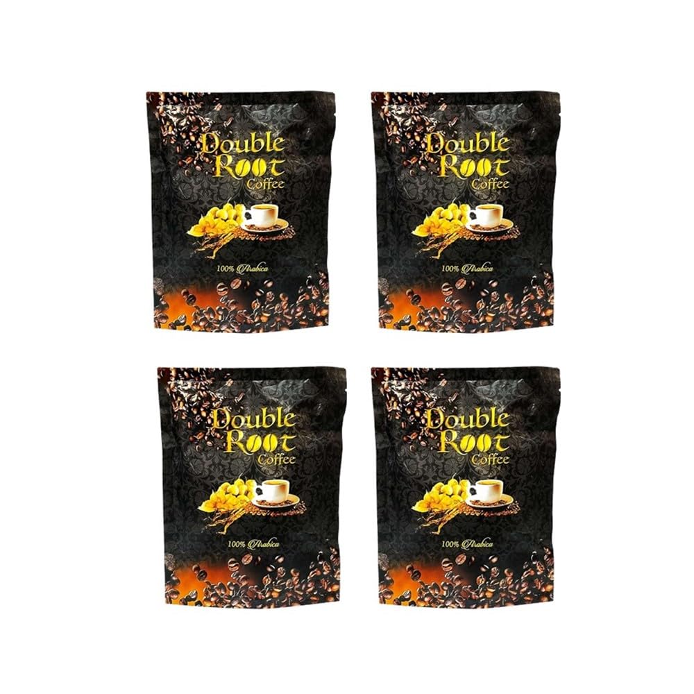 4 Paczki Double Root Coffee Arabika Kawa, Opakowanie 6 Saszetek