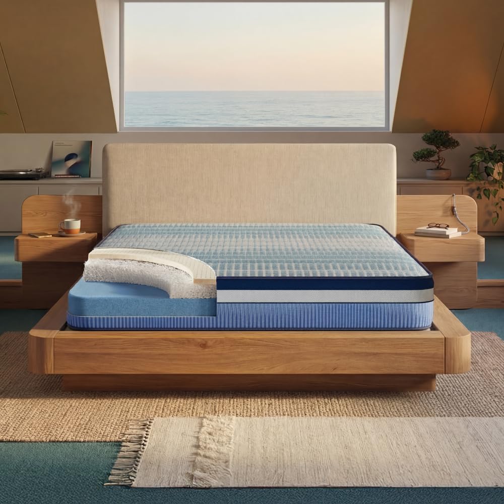 Duroflex Duropedic Airboost 3.6 Mattress |3X Breathable |30% Deeper Sleep |Firm Orthopedic Mattress with Neo Latex Plush T...