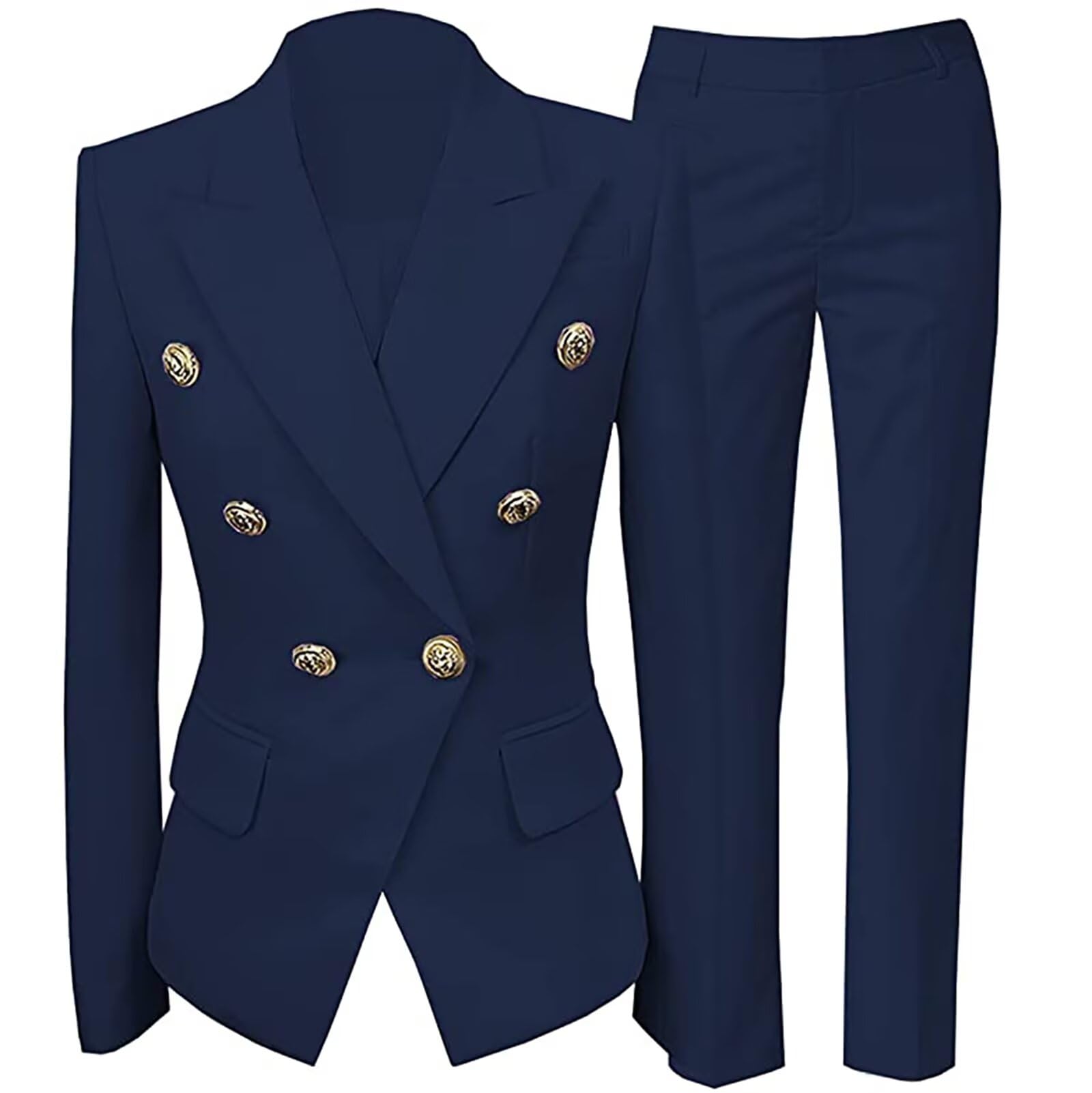 Womens Suits 2 Piece Set Business Pant Suits for Women Dressy Blazer Sets Women 2 Piece Outfits