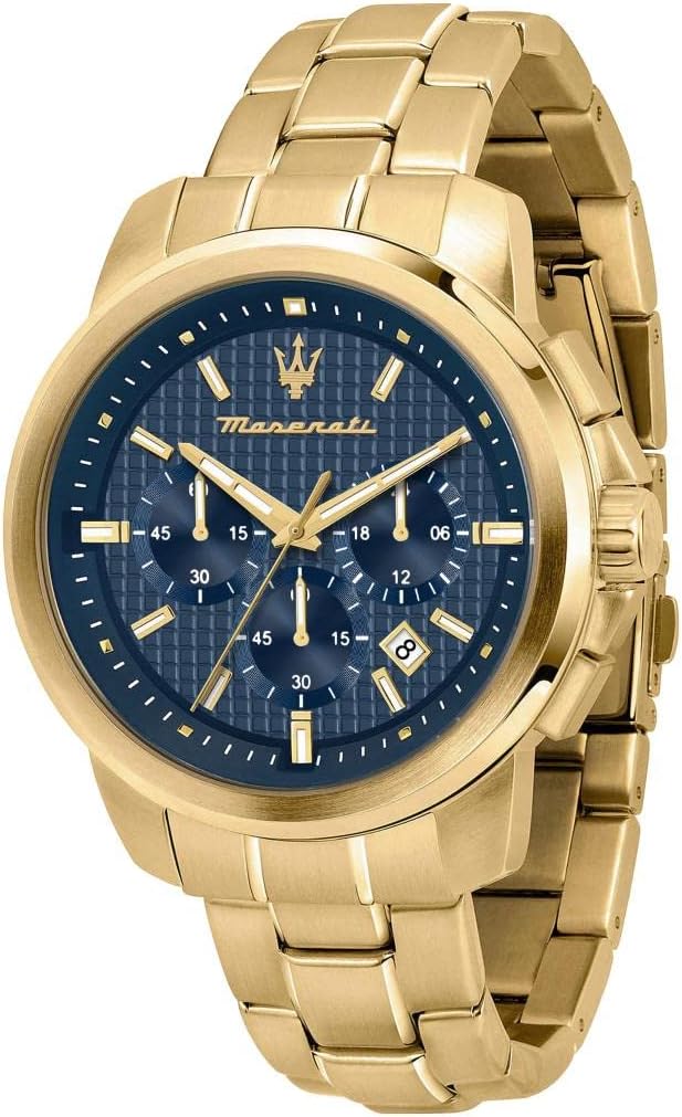 Orologio Maserati Traguardo Uomo Edizione Limitata - Cronografo Al Quarzo, Cinturino Acciaio, Impermeabile 10 ATM - Foto 4
