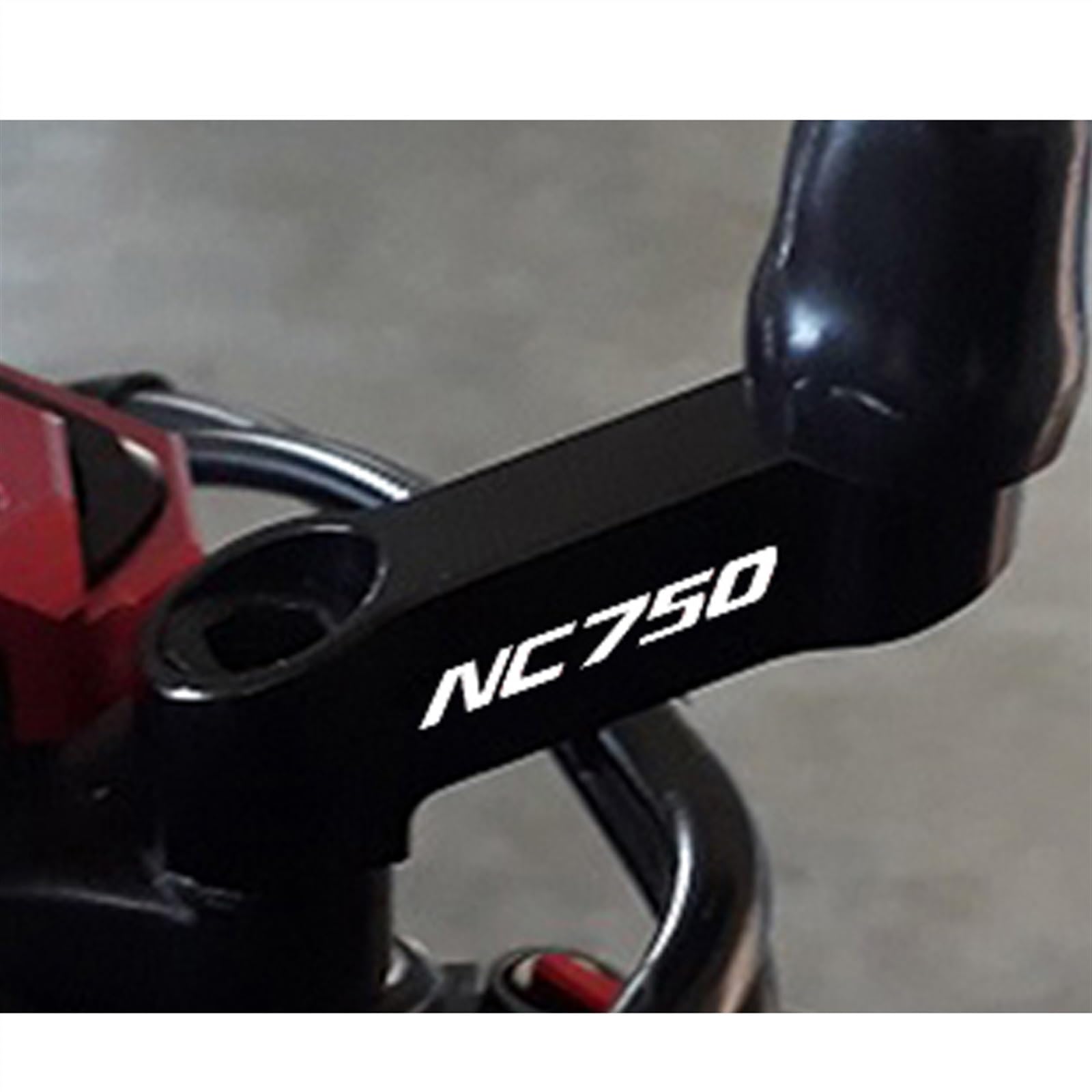 Spiegelverlängerung Für Honda NC 750 X (2014-2018) – Paar, 40 Mm Verbreiterung, Schwarz Eloxiert