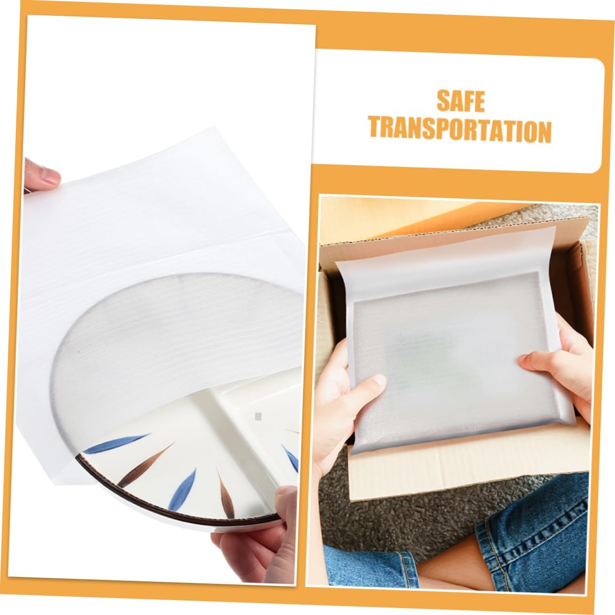 LIFKOME 150pcs Epe Pouches Moving Pad Protectors for Glassware Outdoor Foam Packaging for Couch