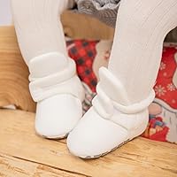Vista 110 de Sawimlgy - Botines de algodón antideslizantes para recién nacido, con agarre, para cuna o para el invierno 010/Amarrón