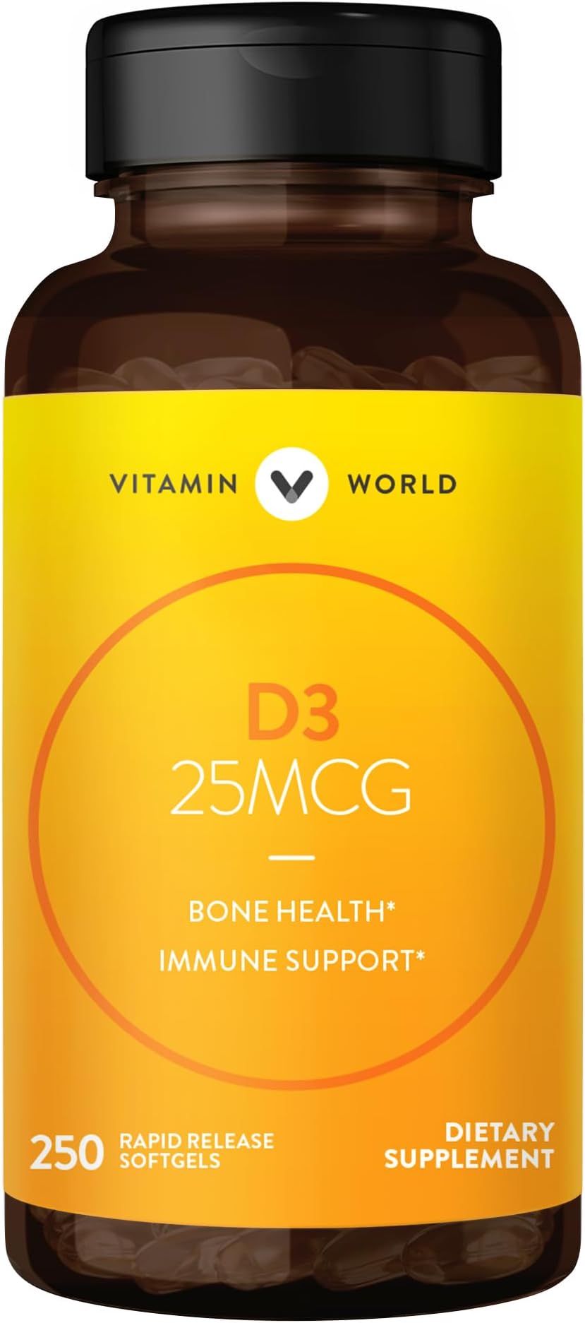 Nature's Bounty Vitamin D3 1000 IU, Immune Support, Helps