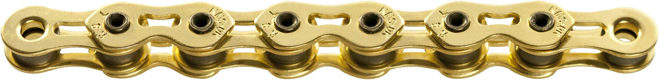 KMC K1SL Wide Bicycle Chain, 1 Speed, TI Gold