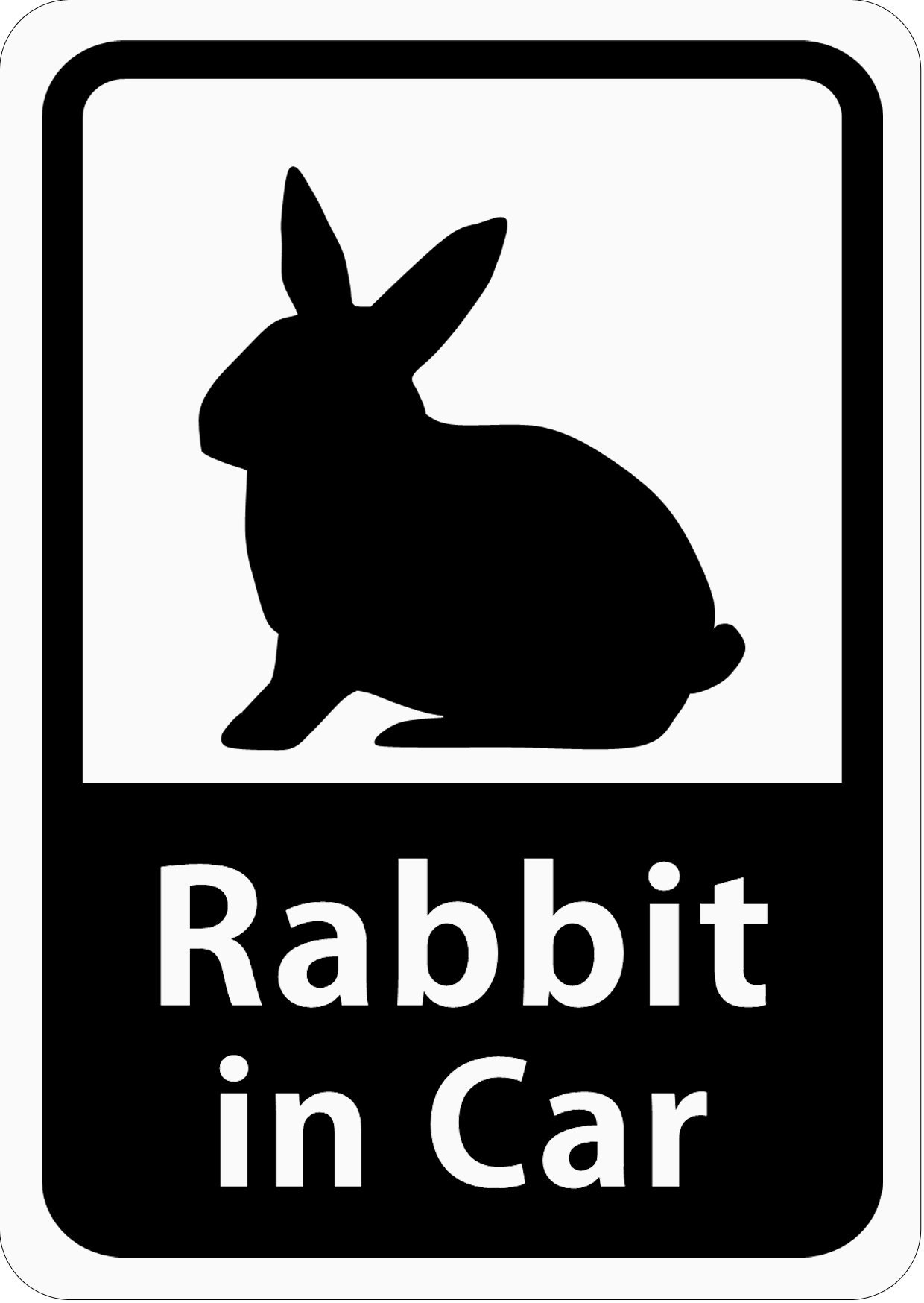 Rabbit Stickerᕱᘏ ゛専用 Amazon.co.jp: ラビット ステッカー シール R00159 : おもちゃ