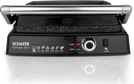 Schafer Concept Grıll Tost Makinesi 1 Prç. Siyah