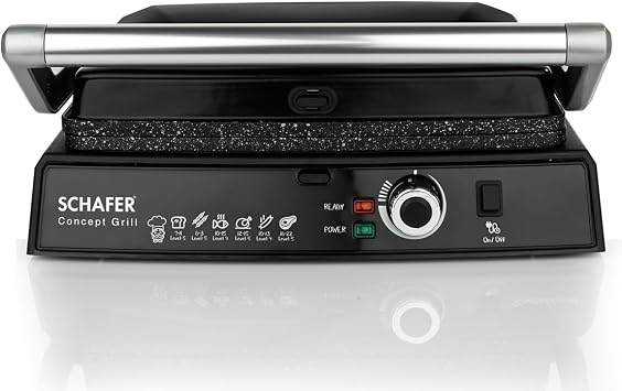 Schafer Concept Grıll Tost Makinesi 1 Prç. Siyah