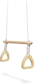 Kinderfeets Trapeze with Rings for Kids | Helps Develop Balance & Coordination Skills | Age 3+