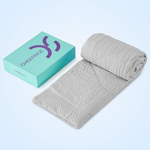 Miniatura 7 de Edredón refrescante tamaño MatrimonialQueen para personas que se acaloran al dormir, ligero, de verano, para sudores nocturnos, tela Q-Max 0.45 con