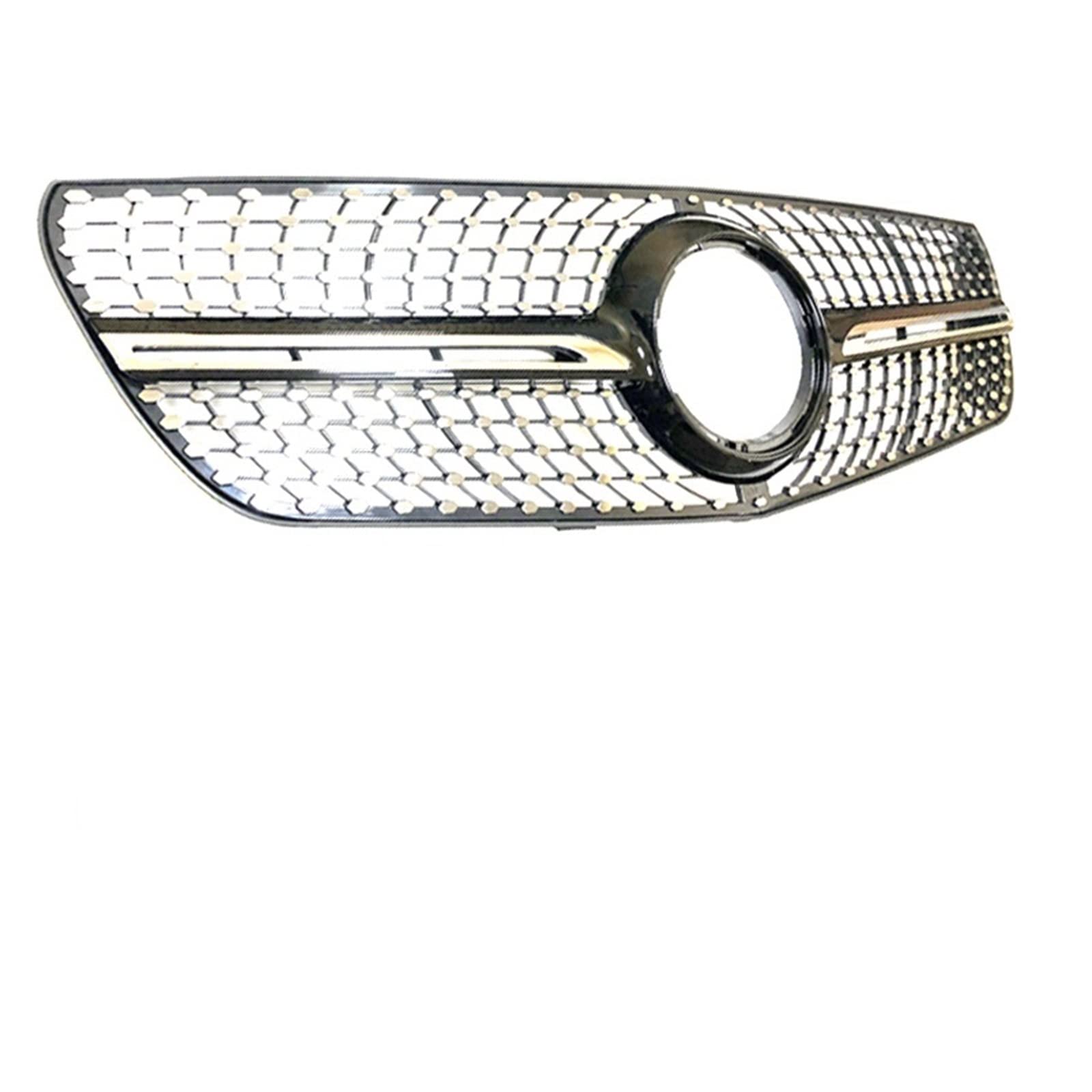 ABS Black Silver Replacement Radiator Grill Diamonds Grille Compatible With Mercedes V Class & Vito 2014-2022 W447 V250 Metris 300d (Color : Vito - black)