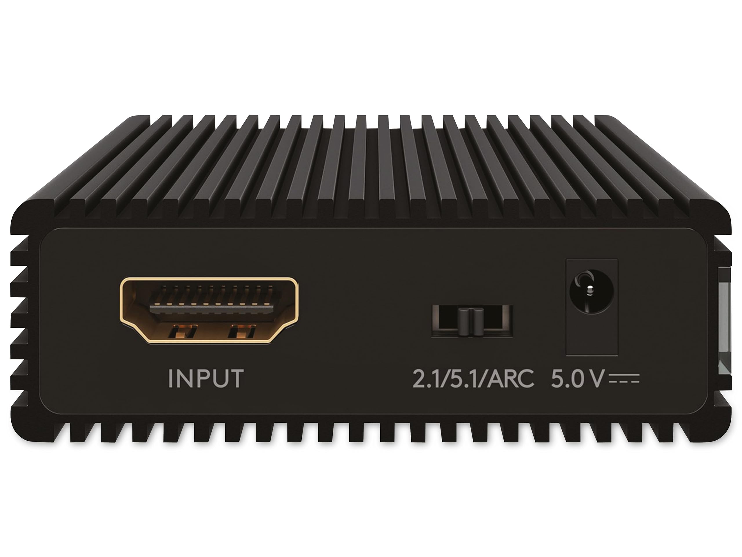 goobay 58477 HDMI Extractor Audio 4K @ 60Hz Digital to Analogue Convertidor 18 Gbit/s HDMI Audio Adapter Toslink & Jack para TV