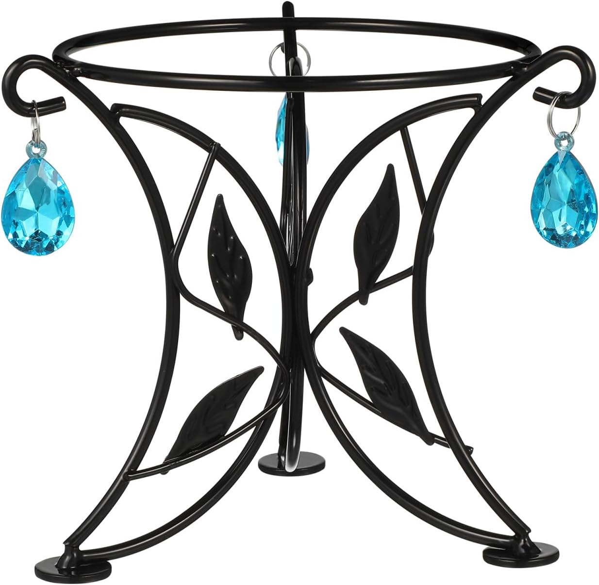 IMIKEYA Gazing Ball Stand Metal Sphere Holder for Crystal Display Decorative Base for Home Stable Support for Globes Crystals Eggs and More