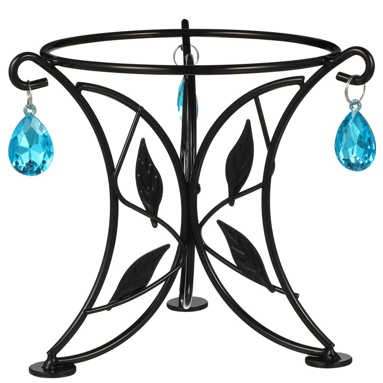 POPETPOP Metal Gazing Ball Stand 5.5 Inch Sphere Holder Outdoor Garden Globe Base Stable Display for Patio Lawn Decor