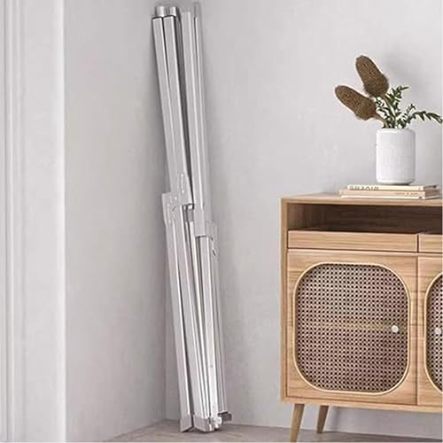 Miniatura 7 de Solución de secado que ahorra espacio, estante ajustable de acero inoxidable, diseño plegable de alta resistencia para apartamentos y hogares (94