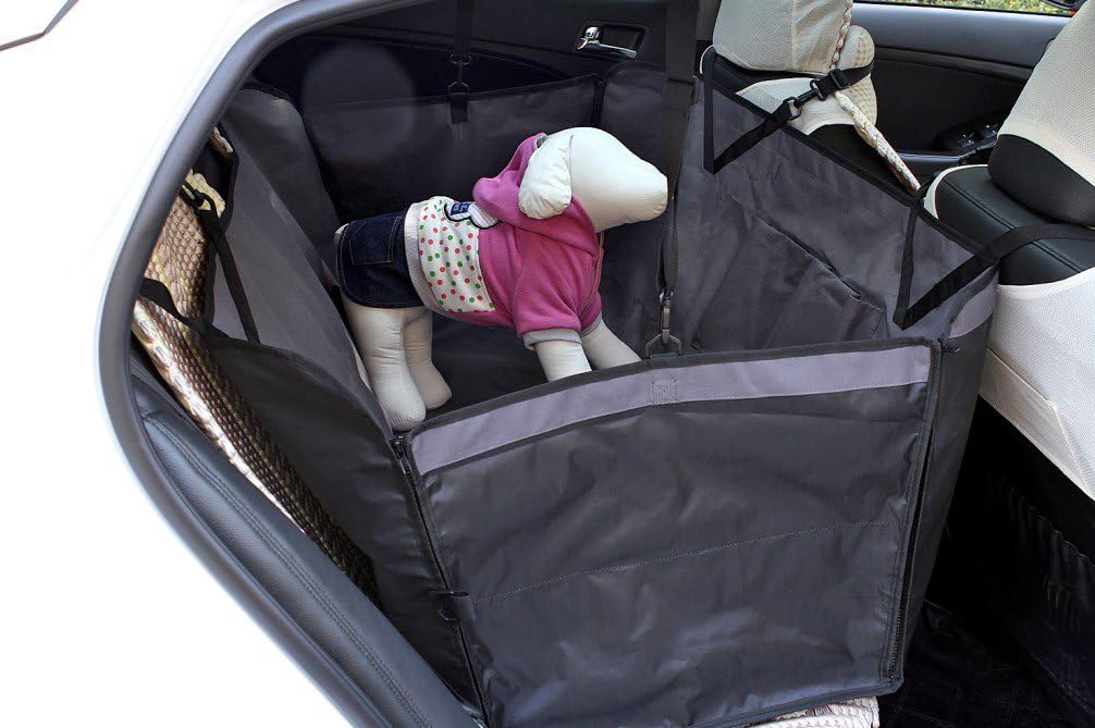 Lovely Baby Quality Anti-slip Waterproof Pet Dogs Hammock Functional Car Seat Cover YC-D-DC6001LY-GY