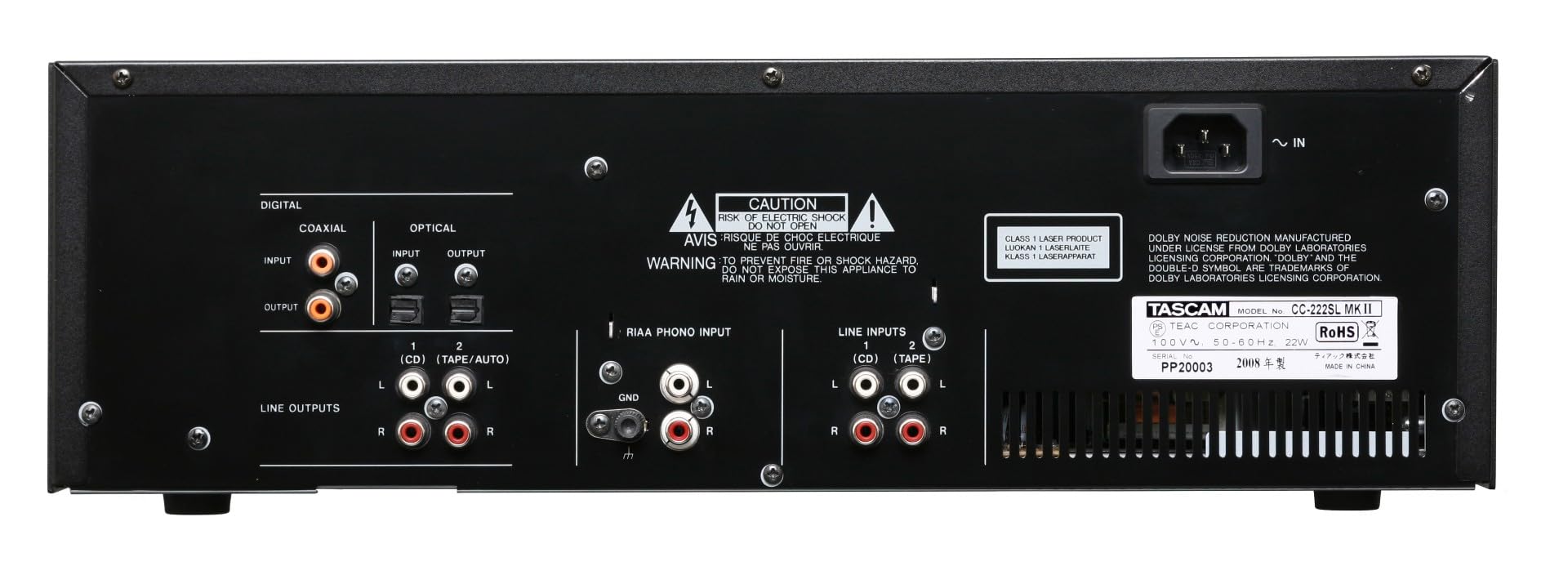 Amazon.co.jp: TASCAM CDレコーダー/カセットコンビネーションデッキ