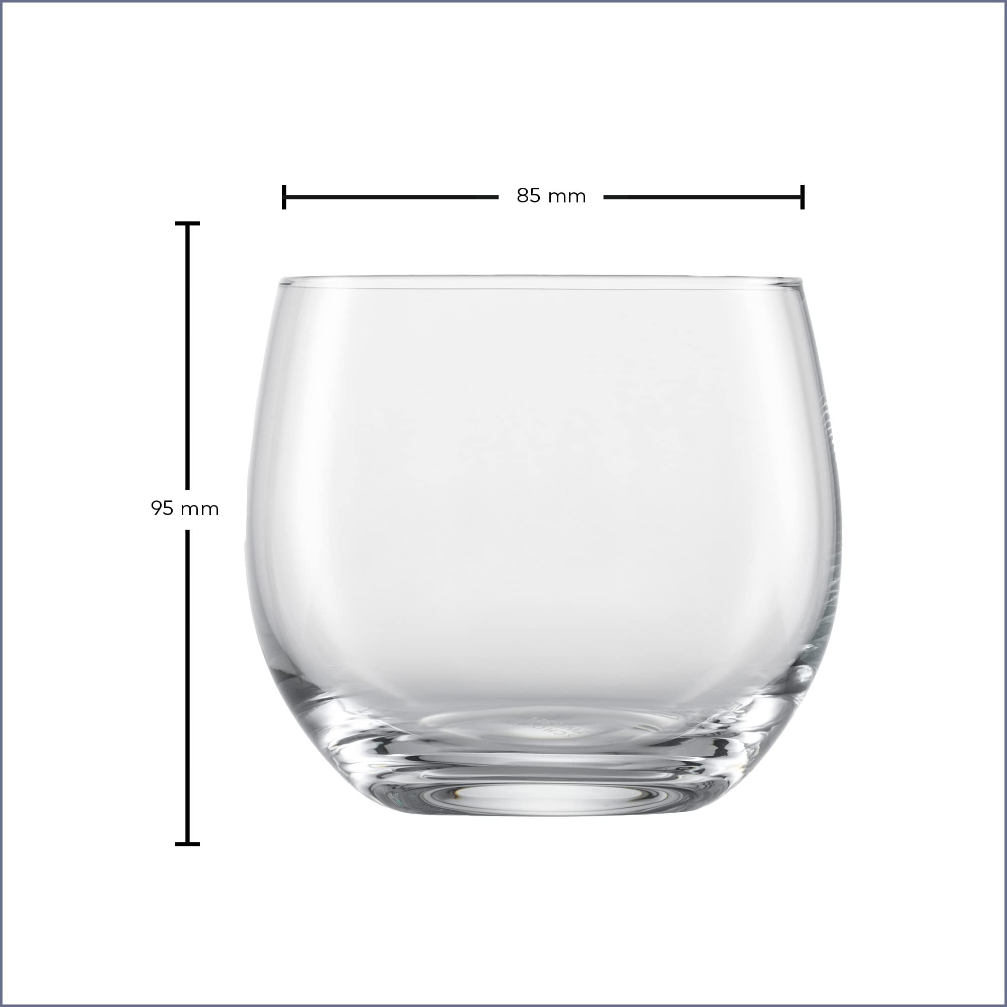 Krosno wijnglazen voor witte en mousserende wijn | Set van 6 stuks | Elegant | Crystal
