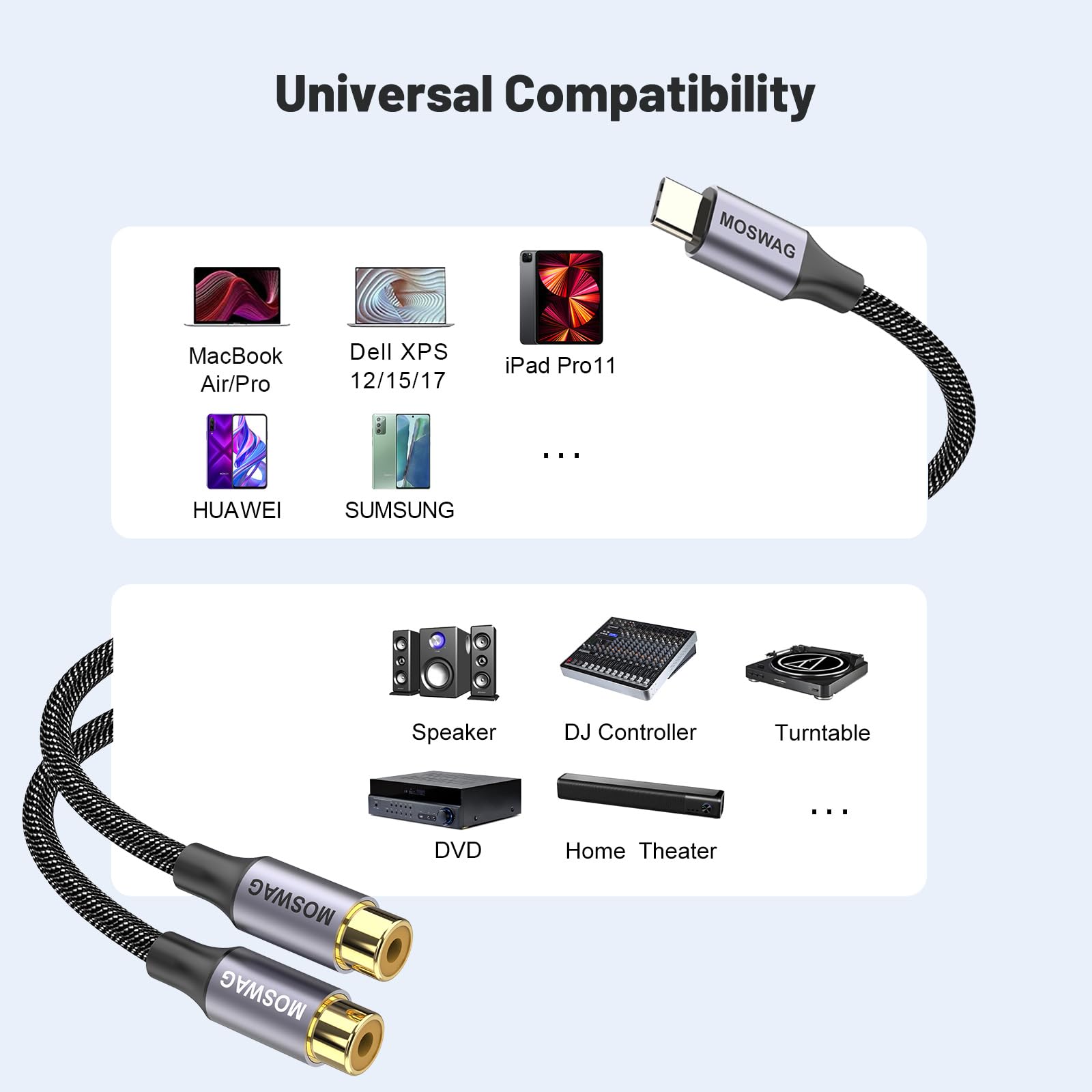Cable Rca Male Male Câble Splitter RCA 1 Mâle Vers 2 Femelles - Pour Subwoofer, Haut-Parleurs, Home Cinéma Cable Rca Male Male Câble Splitter RCA 1 Mâle Vers 2 Femelles - Pour Subwoofer, Haut-Parleurs, Home Cinéma