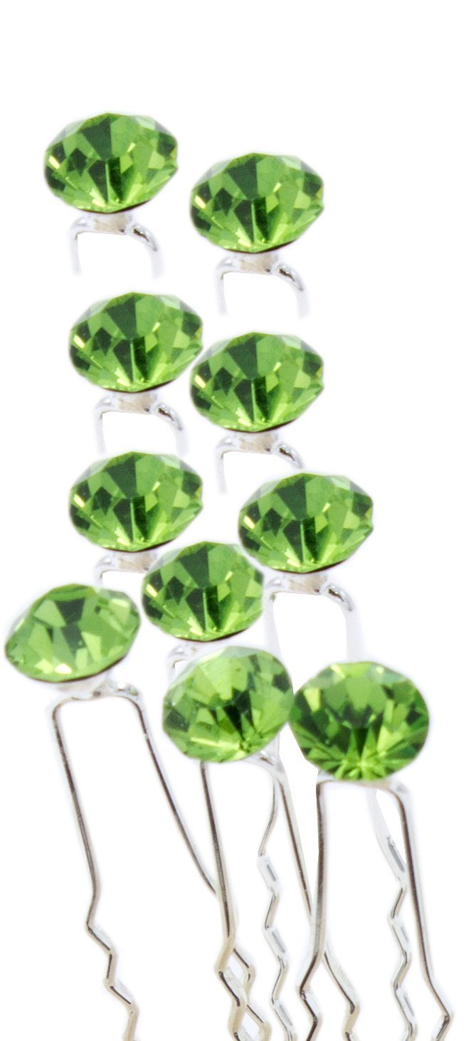 Shop Ginger Wedding Rhinestones U Shape Hair Pins Party Bridal Bridesmaid Ship From USA P1 (Sapphire, 20) : Beauty & Personal Care