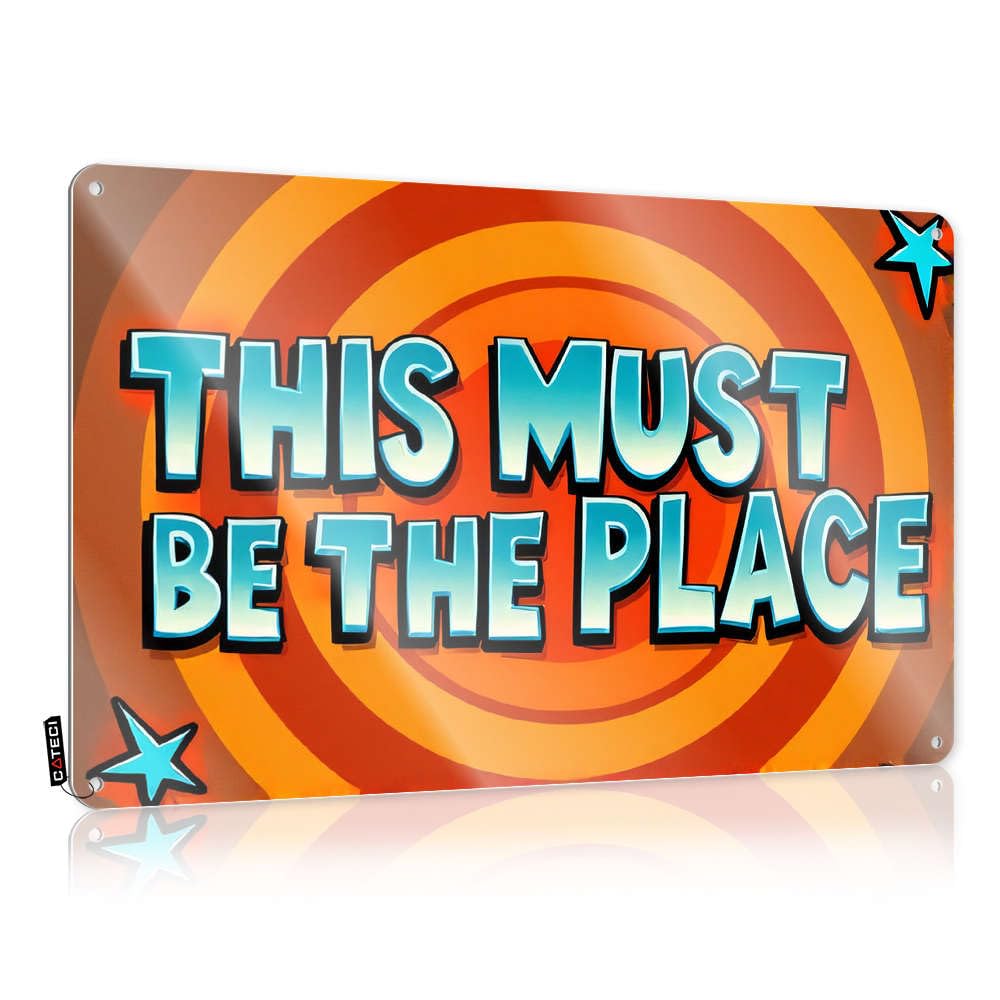 Signs For Garage This Must Be The Place Tin Sign Boys Bedroom Accessories Garage Tin Sign(30X40CM)