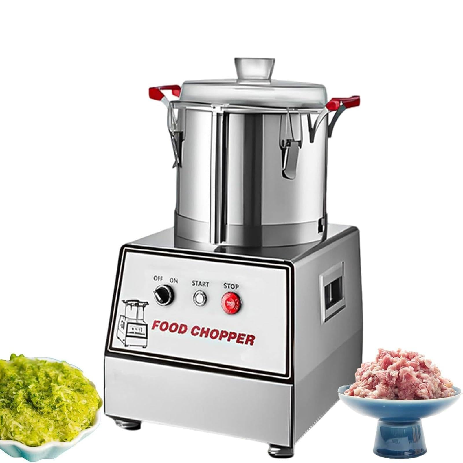 WYBYYDS Electric Food Processor & Vegetable Chopper 10L