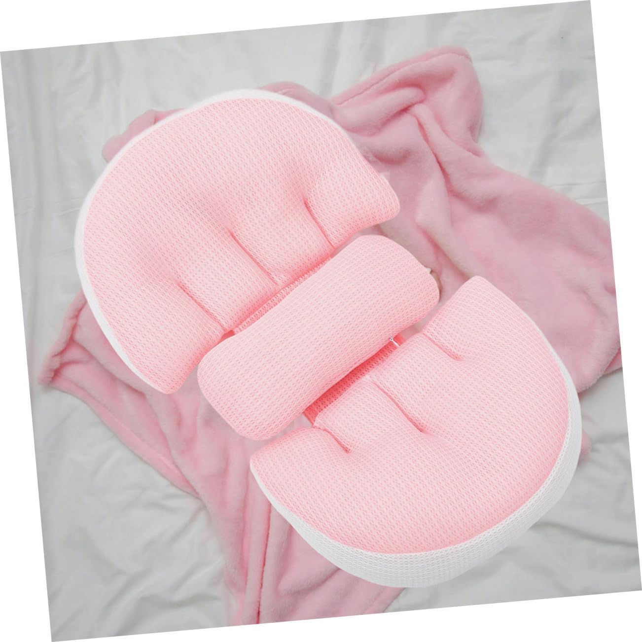 BESPORTBLE 2Sets Maternity for Pregnant Women Comfortable Side Sleeping Support Cushion Versatile Belly Support Lumbar Pillow Easy to Clean for Pregnancy Comfort